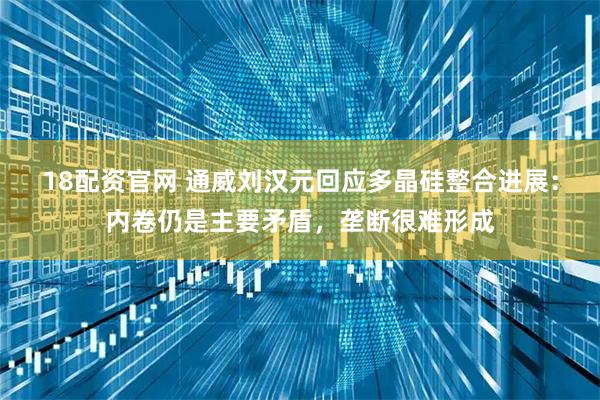 18配资官网 通威刘汉元回应多晶硅整合进展：内卷仍是主要矛盾，垄断很难形成
