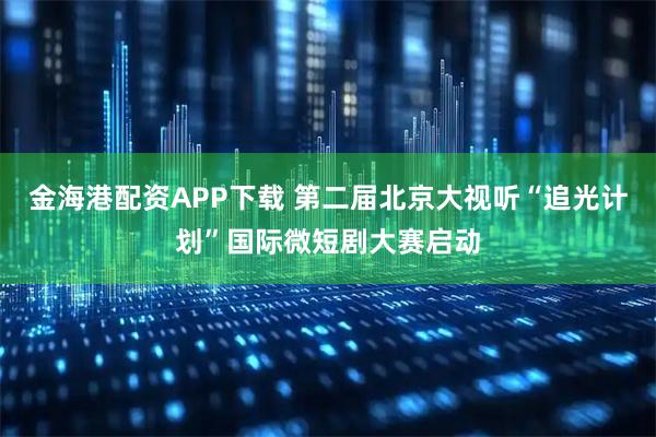 金海港配资APP下载 第二届北京大视听“追光计划”国际微短剧大赛启动