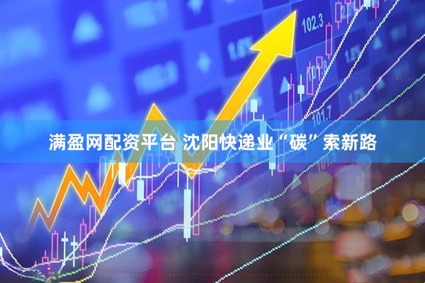 满盈网配资平台 沈阳快递业“碳”索新路